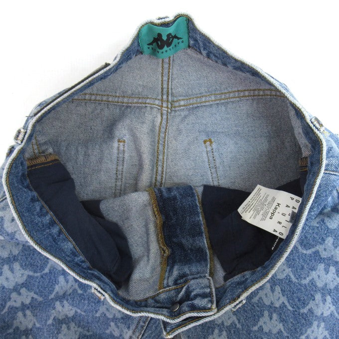 DANILO PAURA x KAPPA All-Over Pattern Jeans Indigo Size 30