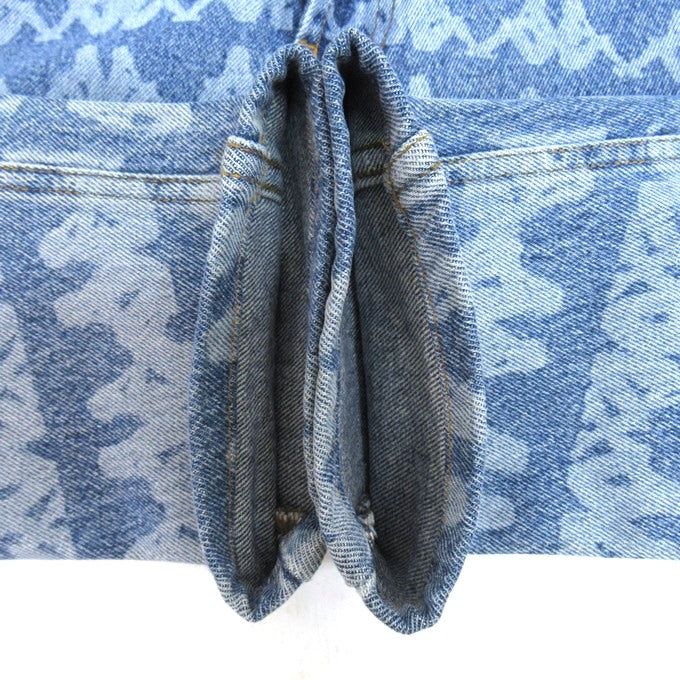 DANILO PAURA x KAPPA All-Over Pattern Jeans Indigo Size 30