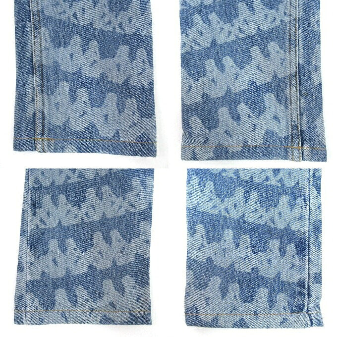 DANILO PAURA x KAPPA All-Over Pattern Jeans Indigo Size 30