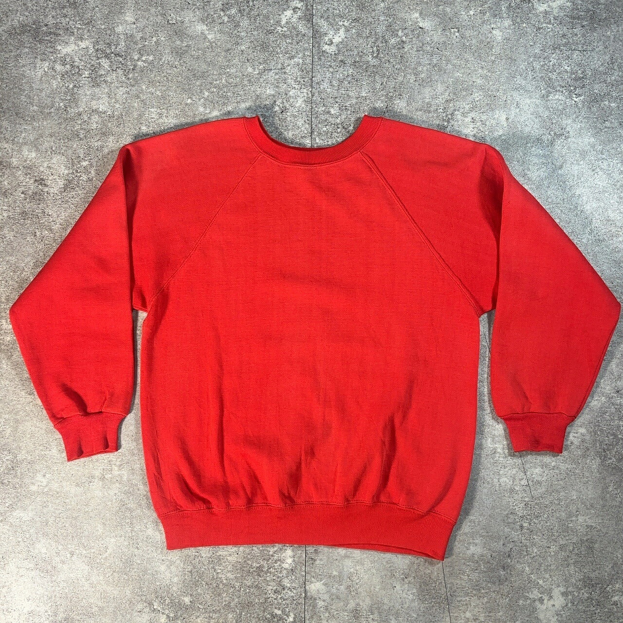 Vintage 70s Red ARKANSAS Raglan College Sweatshirt Size M
