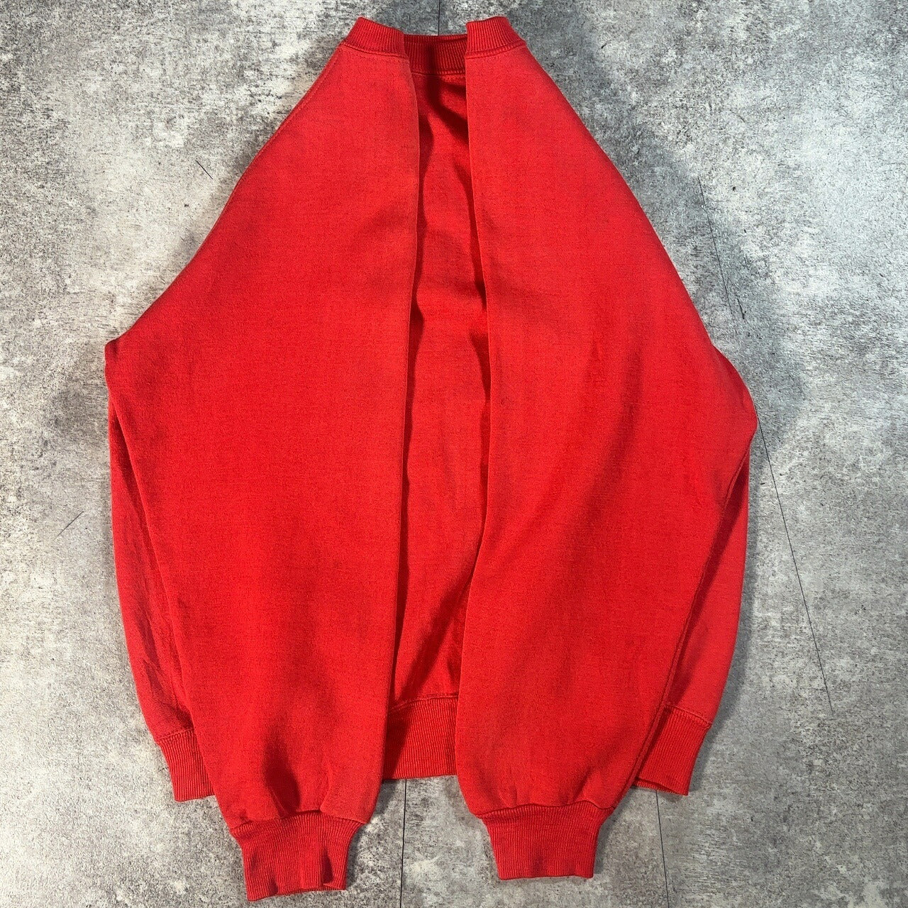 Vintage 70s Red ARKANSAS Raglan College Sweatshirt Size M