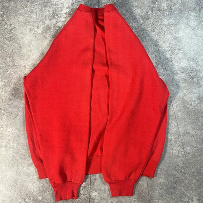 Vintage 70s Red ARKANSAS Raglan College Sweatshirt Size M