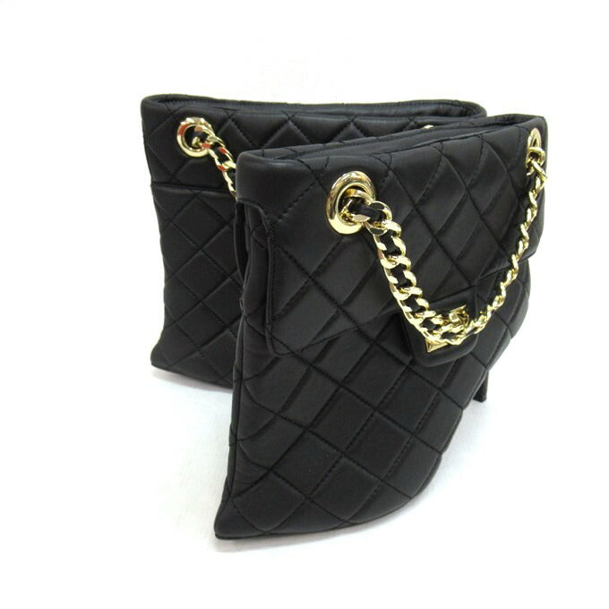 Maison MIHARA YASUHIRO 15FW Quilted Pin Boots Black Size 37