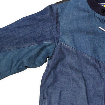 N.HOOLYWOOD x MIGHTY-MAC Patchwork Denim Jacket Blue Size S