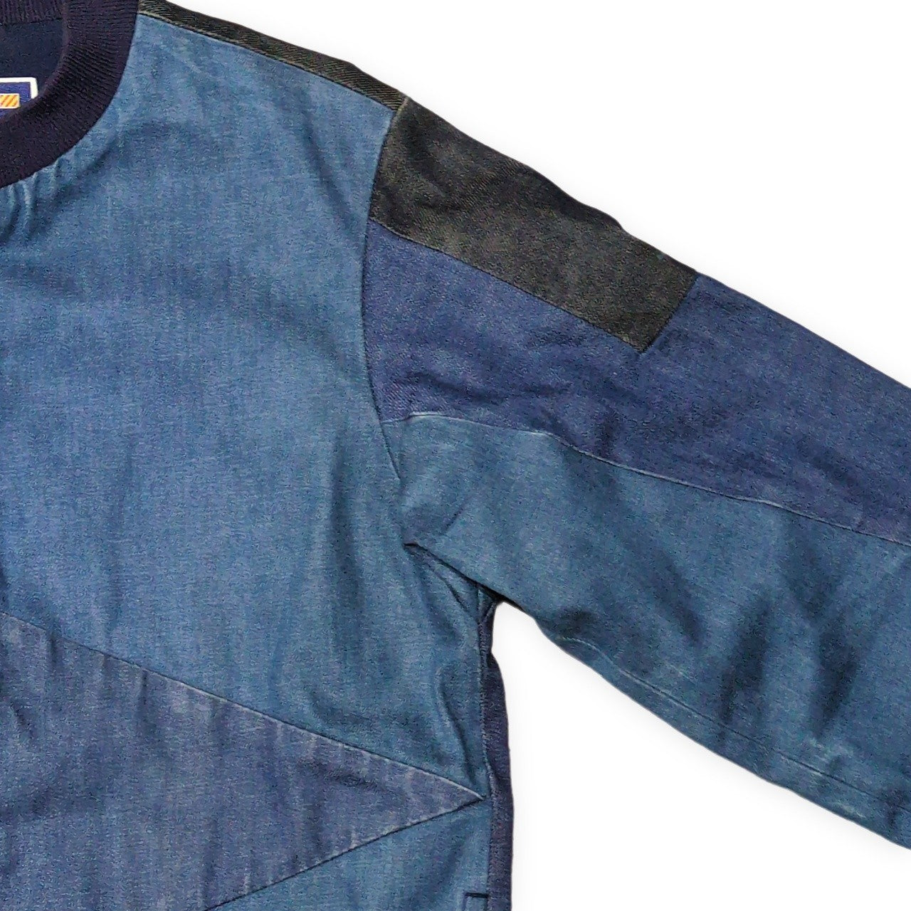 N.HOOLYWOOD x MIGHTY-MAC Patchwork Denim Jacket Blue Size S