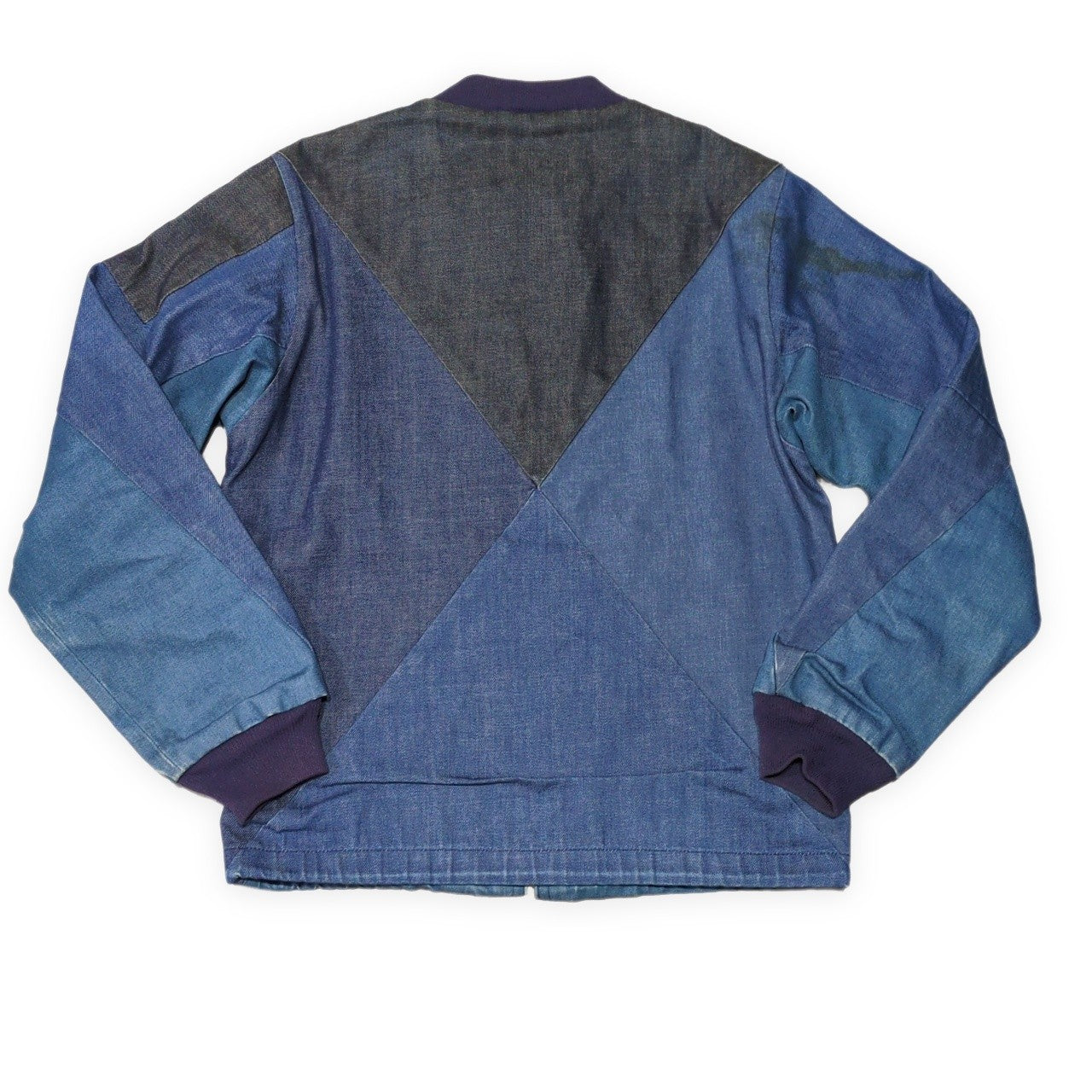 N.HOOLYWOOD x MIGHTY-MAC Patchwork Denim Jacket Blue Size S