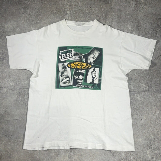 FRUIT OF THE LOOM 90s Vintage EXODUS Band T-Shirt White