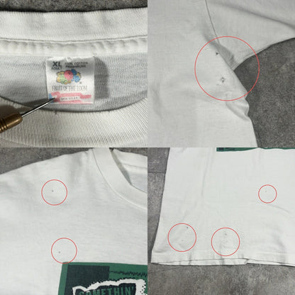 FRUIT OF THE LOOM 90s Vintage EXODUS Band T-Shirt White