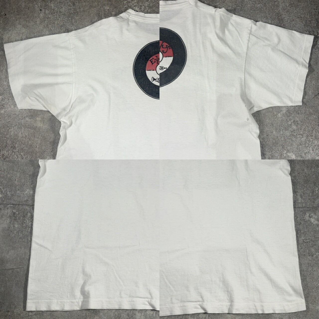 FRUIT OF THE LOOM 90s Vintage EXODUS Band T-Shirt White