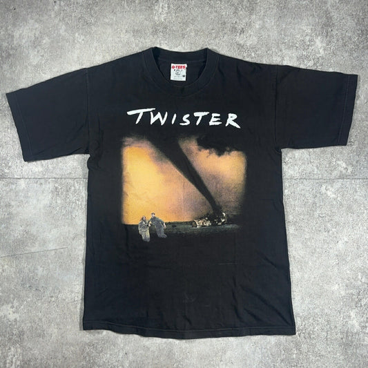 TWISTER Movie Tee 90s Black T-Shirt Size M