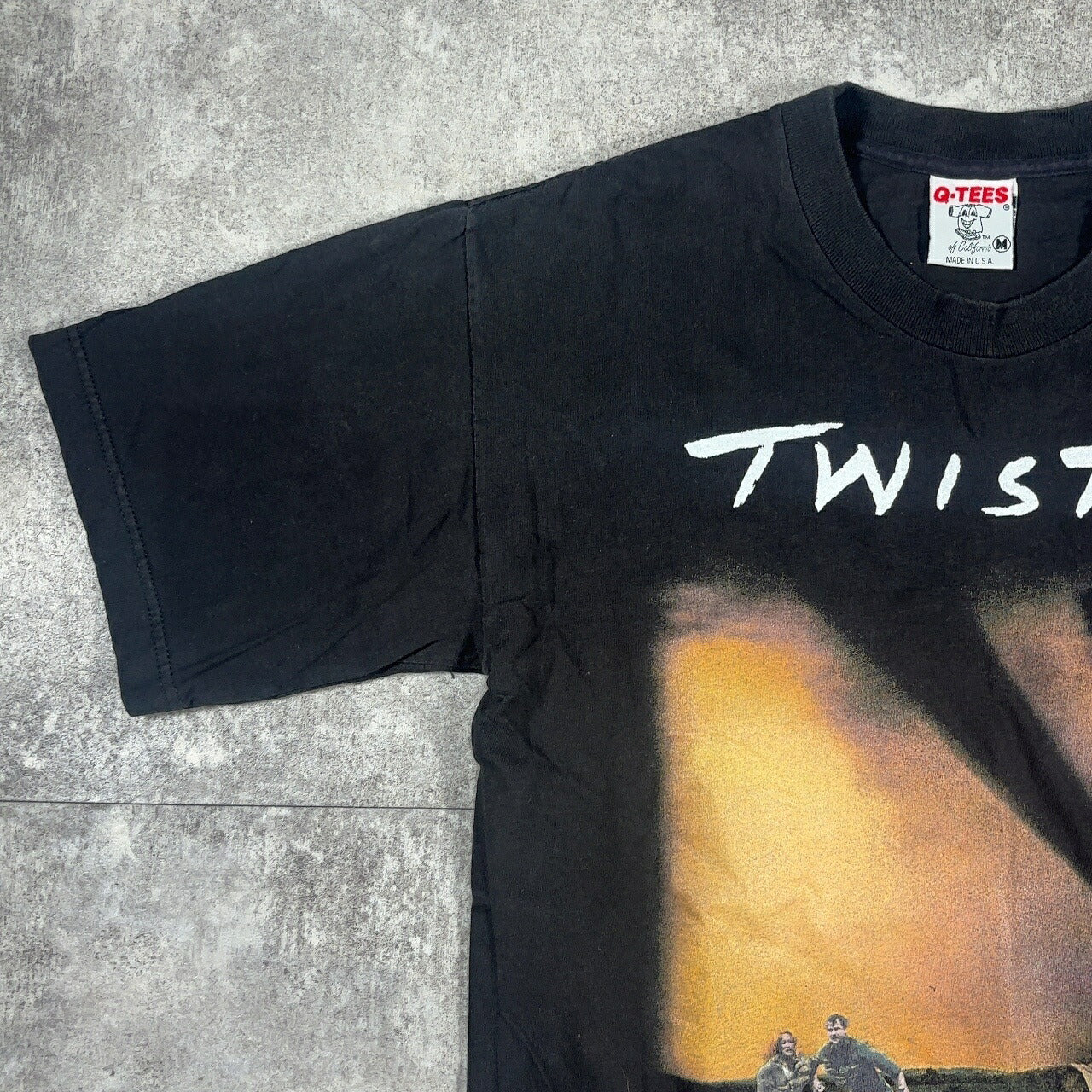 TWISTER Movie Tee 90s Black T-Shirt Size M