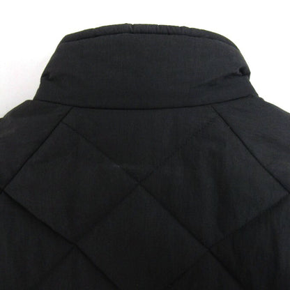 CALEE Diamond Stitch Leather Panel Padded Jacket Size L