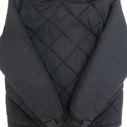 CALEE Diamond Stitch Leather Panel Padded Jacket Size L