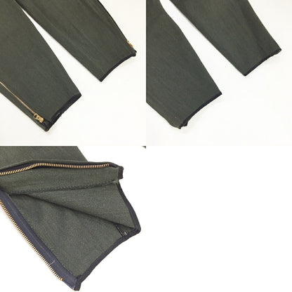 L.L.Bean 60s Leather Panel Jockey Pants TALON ZIP