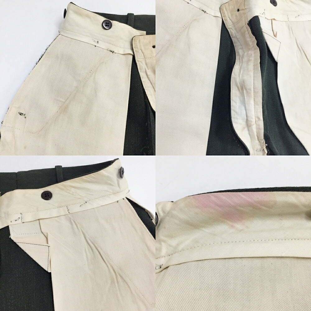L.L.Bean 60s Leather Panel Jockey Pants TALON ZIP