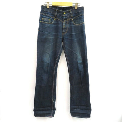 GANGSTERVILLE Iron Cross Embroidered Denim Jeans