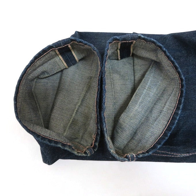 GANGSTERVILLE Iron Cross Embroidered Denim Jeans