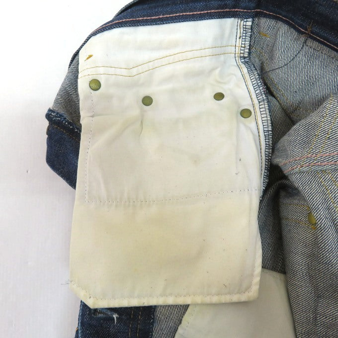 GANGSTERVILLE Iron Cross Embroidered Denim Jeans