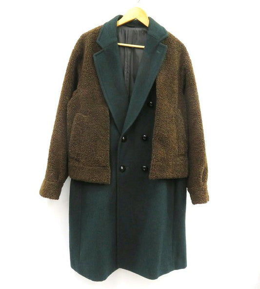 TOGA VIRILIS 18AW Multi Color Coat Size 44