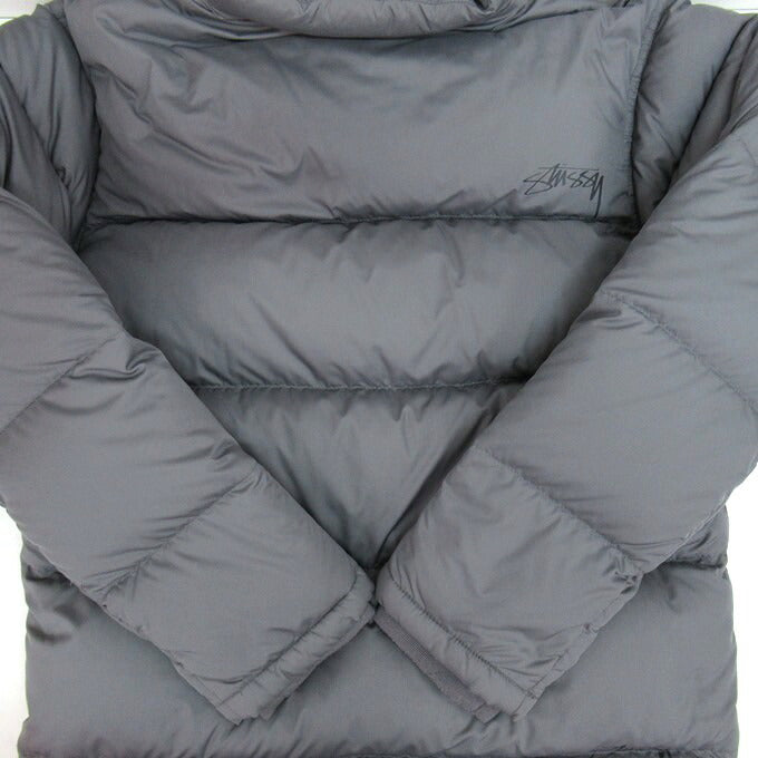 OLD STUSSY 90s-00s Down Jacket Gray Size L