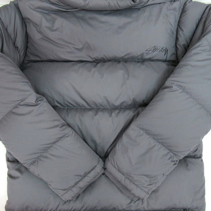OLD STUSSY 90s-00s Down Jacket Gray Size L