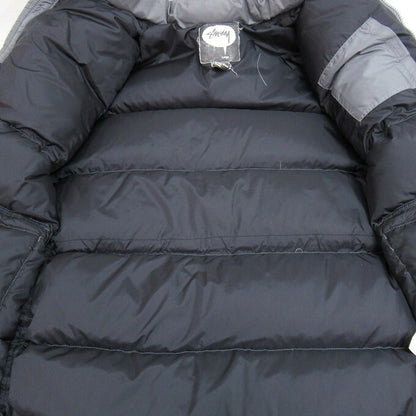 OLD STUSSY 90s-00s Down Jacket Gray Size L