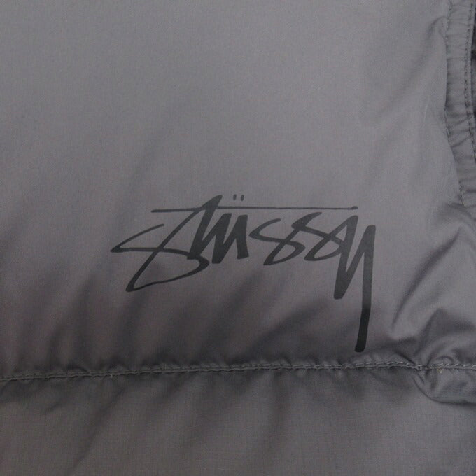 OLD STUSSY 90s-00s Down Jacket Gray Size L