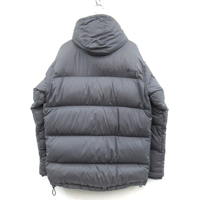 OLD STUSSY 90s-00s Down Jacket Gray Size L