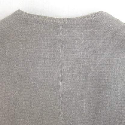 ISAMUKATAYAMA BACKLASH 15SS Linen Vest Gray Size M