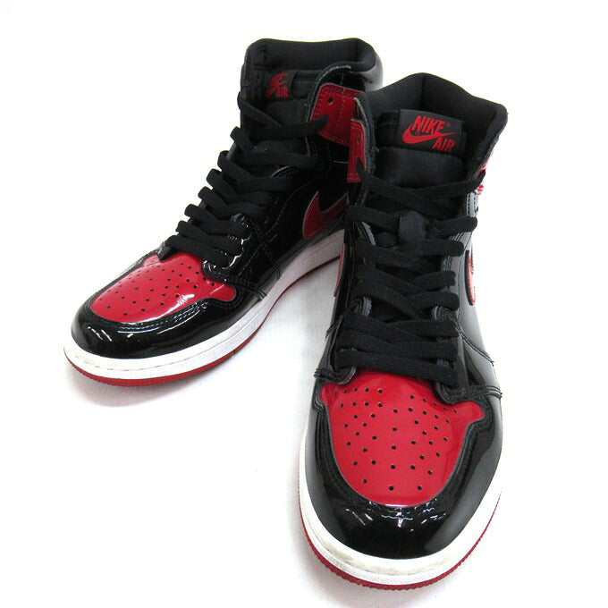 NIKE AIR JORDAN 1 Retro High OG Red Sneakers Size 27.5cm