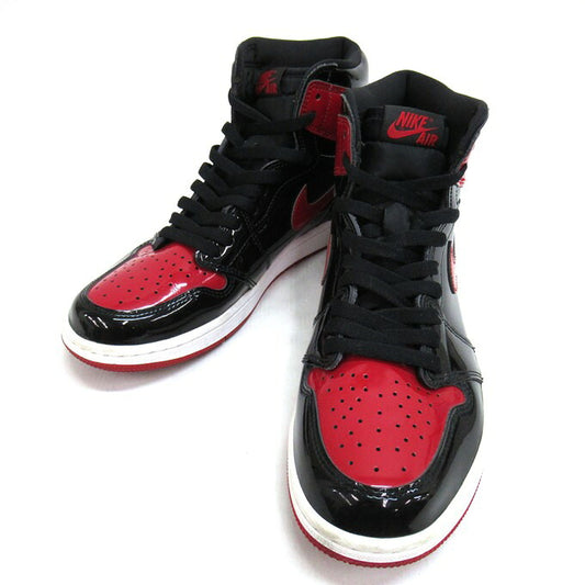 NIKE AIR JORDAN 1 Retro High OG Red Sneakers Size 27.5cm