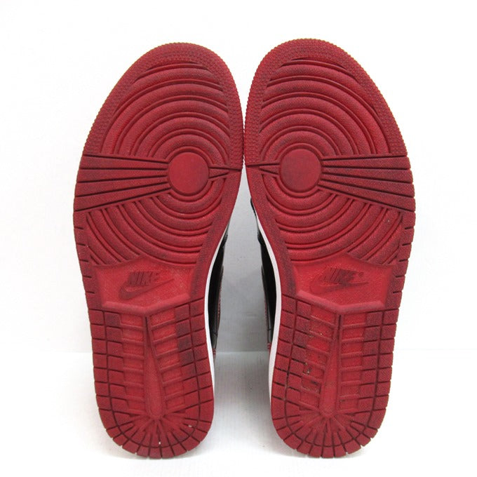 NIKE AIR JORDAN 1 Retro High OG Red Sneakers Size 27.5cm