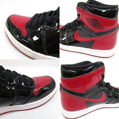 NIKE AIR JORDAN 1 Retro High OG Red Sneakers Size 27.5cm