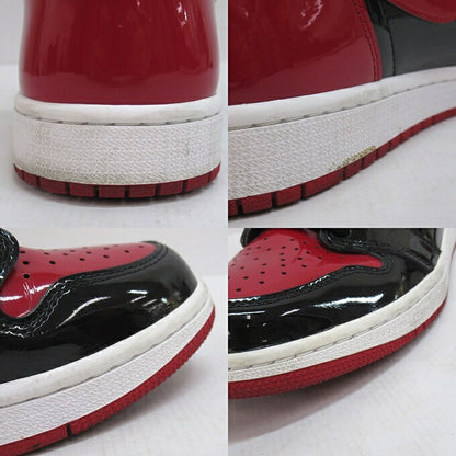NIKE AIR JORDAN 1 Retro High OG Red Sneakers Size 27.5cm