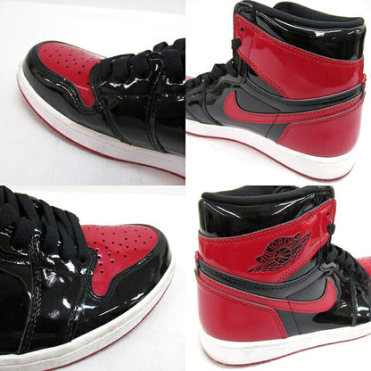 NIKE AIR JORDAN 1 Retro High OG Red Sneakers Size 27.5cm