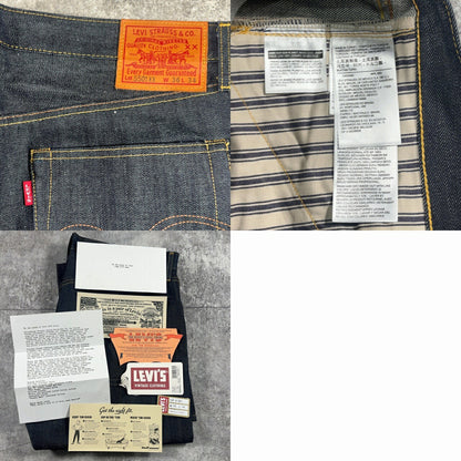 LVC Levi's 1944 S501XX WWII Denim Blue Size W36
