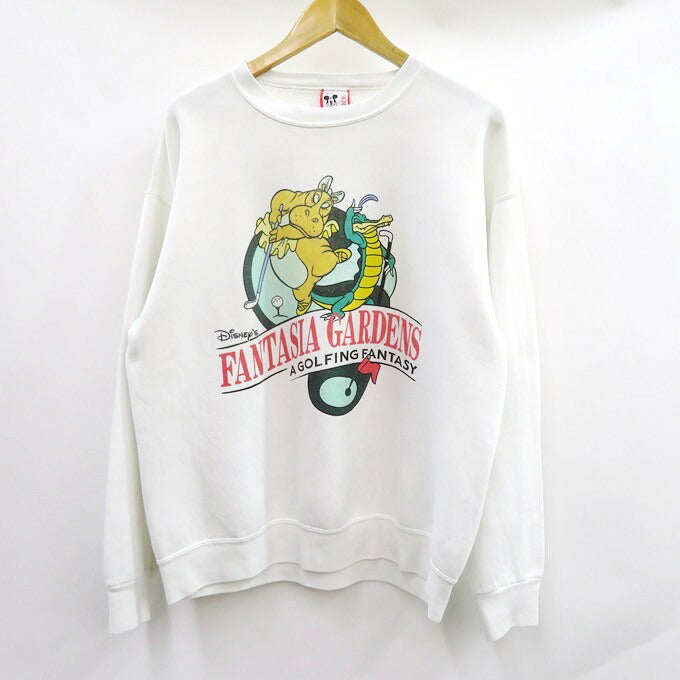 Disney 90s Fantasia Gardens White Sweatshirt Size XL