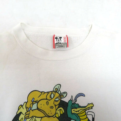 Disney 90s Fantasia Gardens White Sweatshirt Size XL