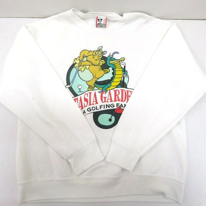 Disney 90s Fantasia Gardens White Sweatshirt Size XL