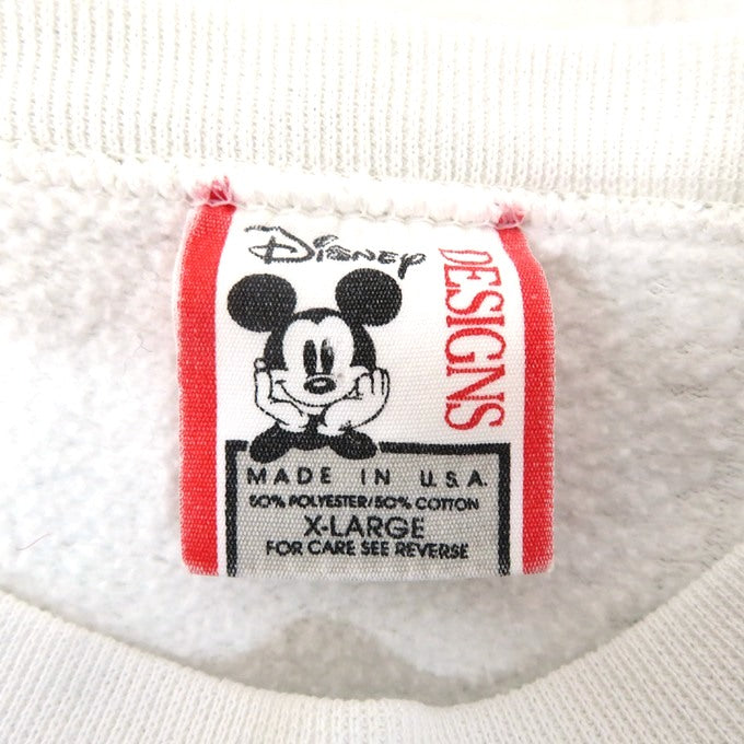 Disney 90s Fantasia Gardens White Sweatshirt Size XL