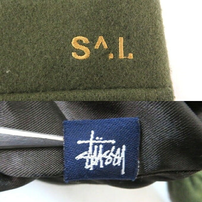 OLD STUSSY N.Y.L.T.L.A Wool Coat Khaki Green Size M