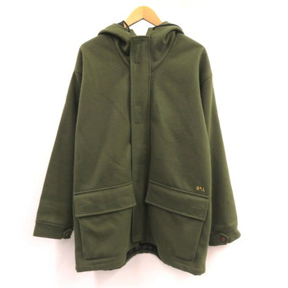OLD STUSSY N.Y.L.T.L.A Wool Coat Khaki Green Size M
