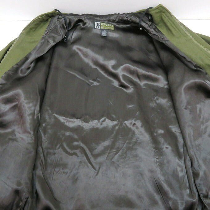 OLD STUSSY N.Y.L.T.L.A Wool Coat Khaki Green Size M