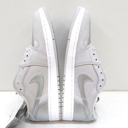 NIKE Air Jordan 1 Retro Low OG Silver Sneakers Size 26.5cm