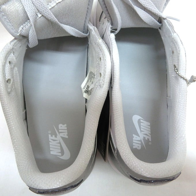 NIKE Air Jordan 1 Retro Low OG Silver Sneakers Size 26.5cm
