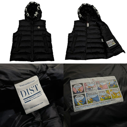 Moncler 21AW Montreuil Gilet Black Size 4