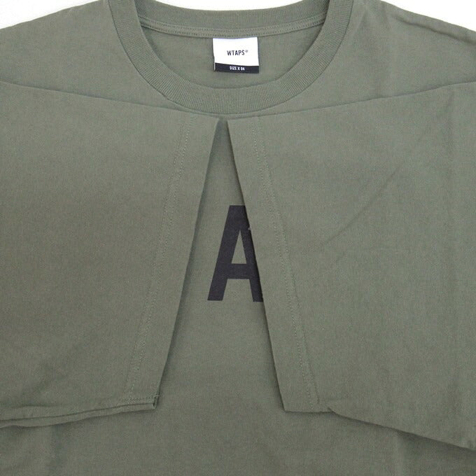 WTAPS 22SS Locker Cotton T-Shirt Khaki Size 04