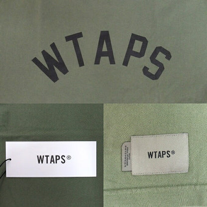 WTAPS 22SS Locker Cotton T-Shirt Khaki Size 04