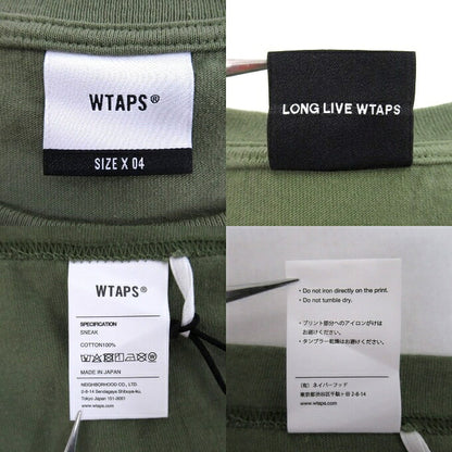 WTAPS 22SS Locker Cotton T-Shirt Khaki Size 04