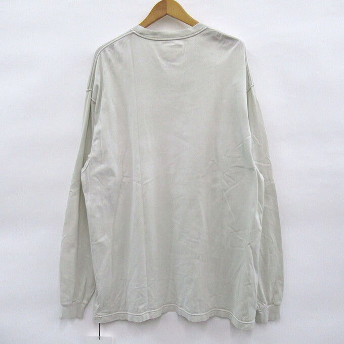 WTAPS 21AW Long Sleeve Cotton T-Shirt Off-White Size 04